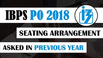 SEATING ARRANGEMENT ASKED IN IBPS PO PRE 2017 BY BANKBOOK