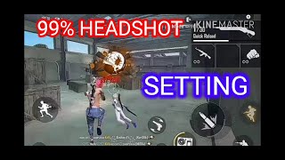 Free Fire 99% head shot setting screenshot 5