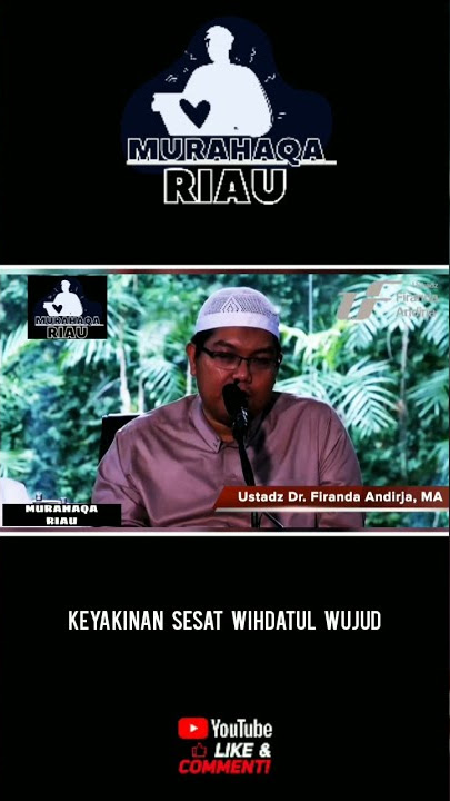 keyakinan sesat wihdatul wujud - Ustadz DR. Firanda Andirja_ MA #Shorts