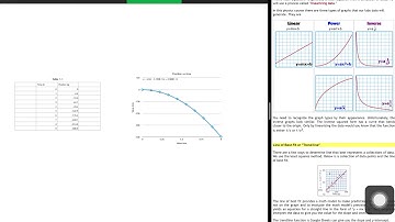 How to Linearize Data in Numbers
