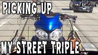 Picking Up My Triumph Street Triple