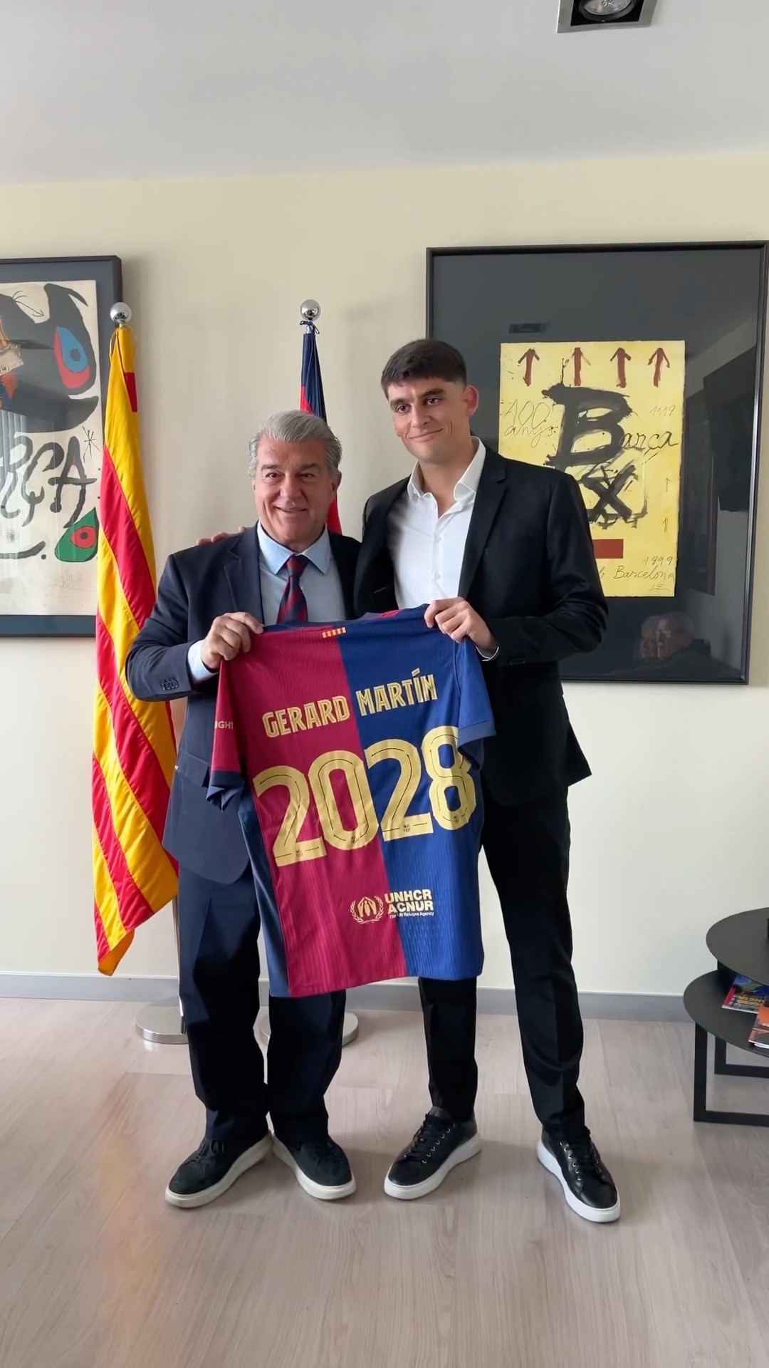 We got a deal with a Gerard ✍️ #fcbarcelona #shorts