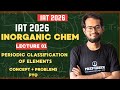 Classification of Elements and Periodicity in Properties Demo lecture by Charbak Das | #iiser #iat