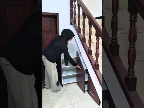 Ruang Bawah Tangga Yg Disulap Jadi Rak Sepatu — Furniture Custom Soloraya | Solo Harmony Furniture