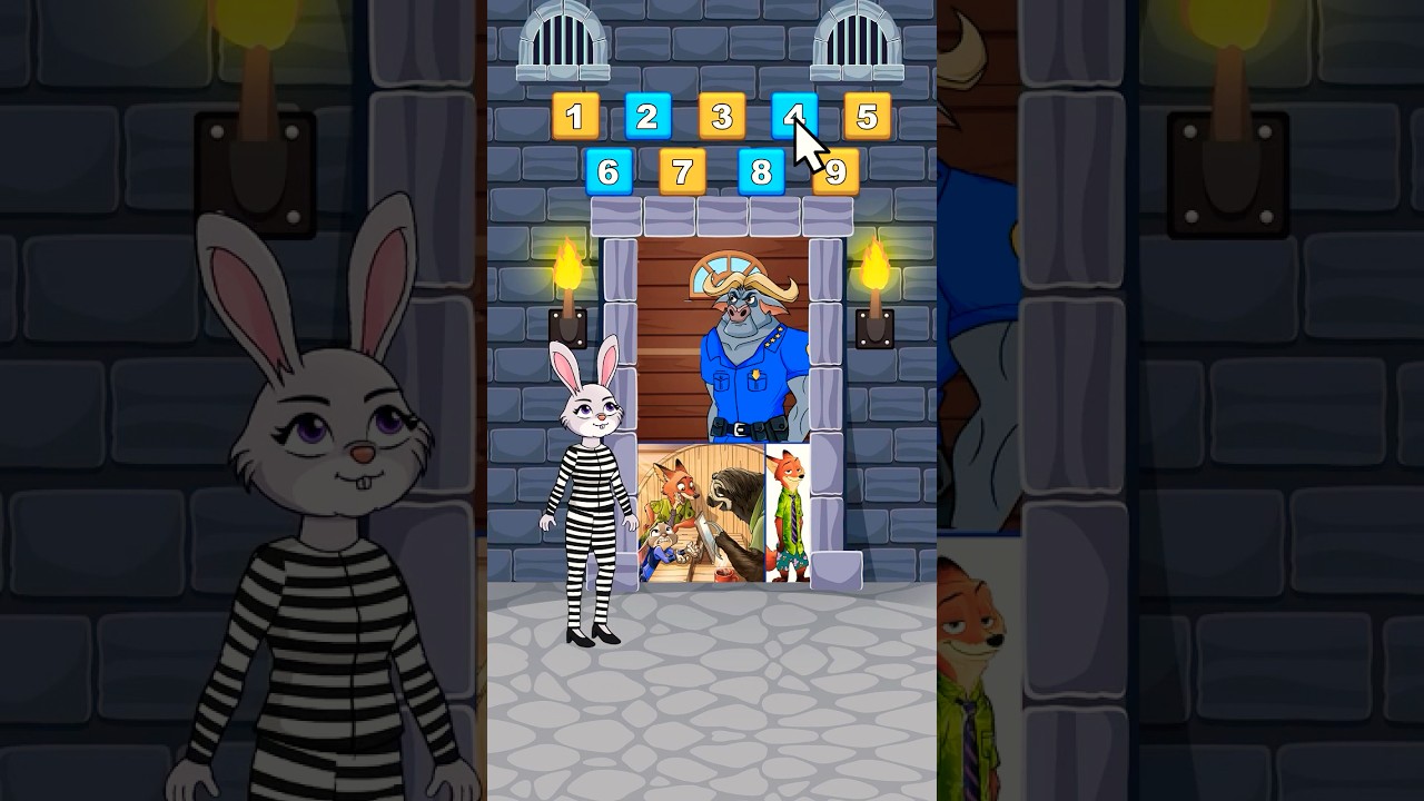 PRISON BREAK PUZZLE! 🧩 Can JUDY and NICK Solve The Secret Code To Escape? (Zootopia 2)