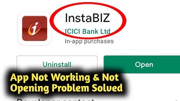 Fix InstaBiz App Not Working and Not Opening Problem Solved