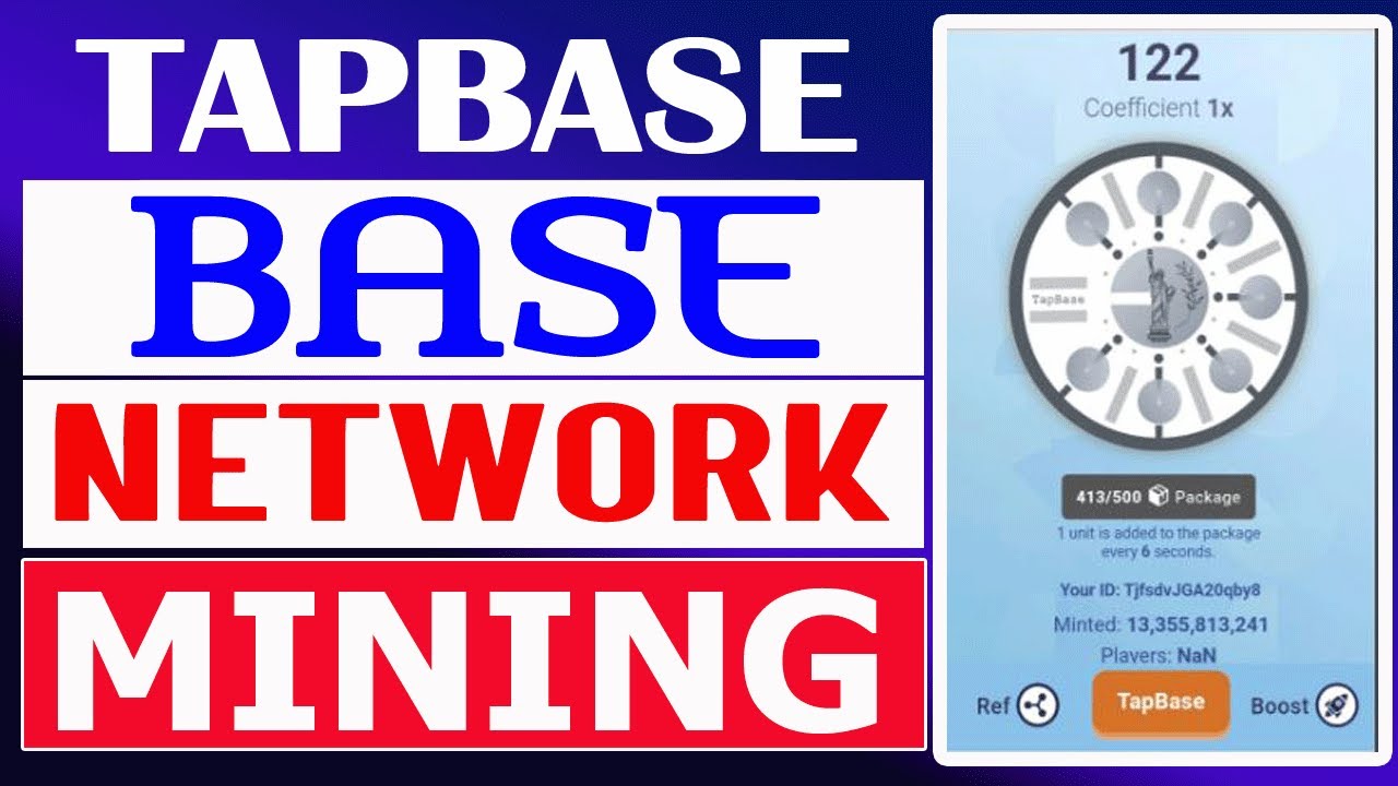 TapBase Mining by BASE Network - VIRAL SOON - JOIN FAST - YouTube