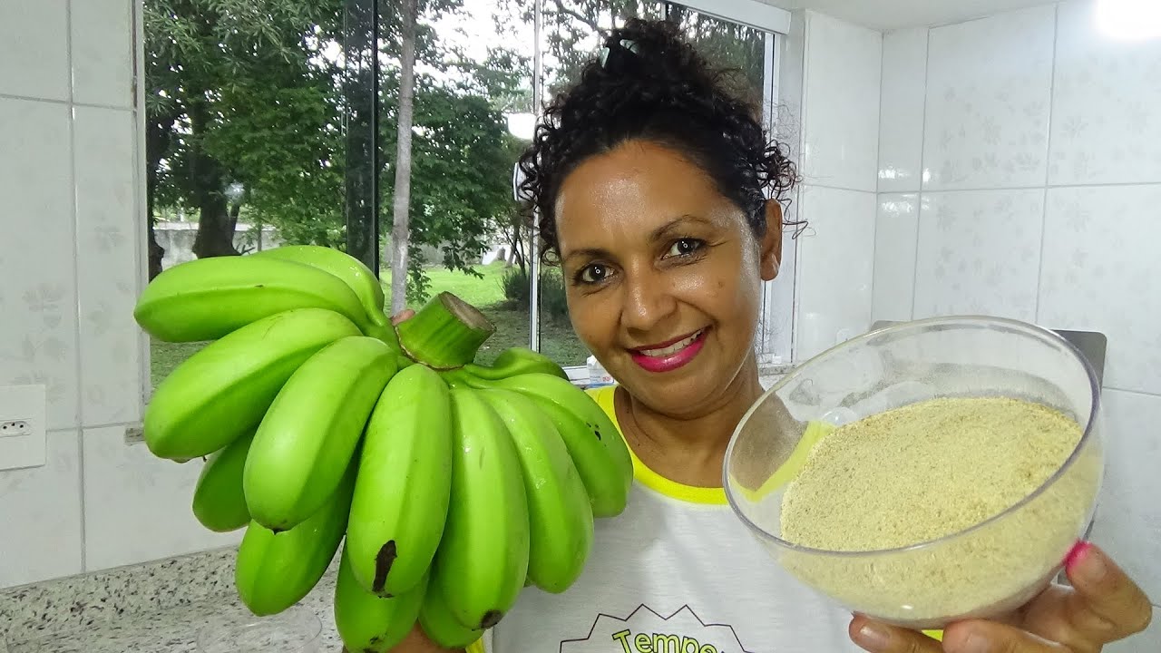 FIZ FARINHA DE BANANA VERDE, RECEITA DE BOLO NUTRITIVO SEM GLUTEM