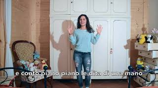 Miniatura del video "1,2,3, Conta insieme a me, canzone per bambini da ballare con mosse e il testo"