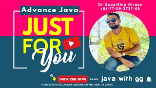 Advance Java With Gopal Girase Day 1