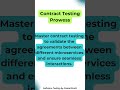 Contract Testing Prowess #softwaretesting #apitesting
