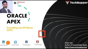 Cascading List of Values in Oracle APEX