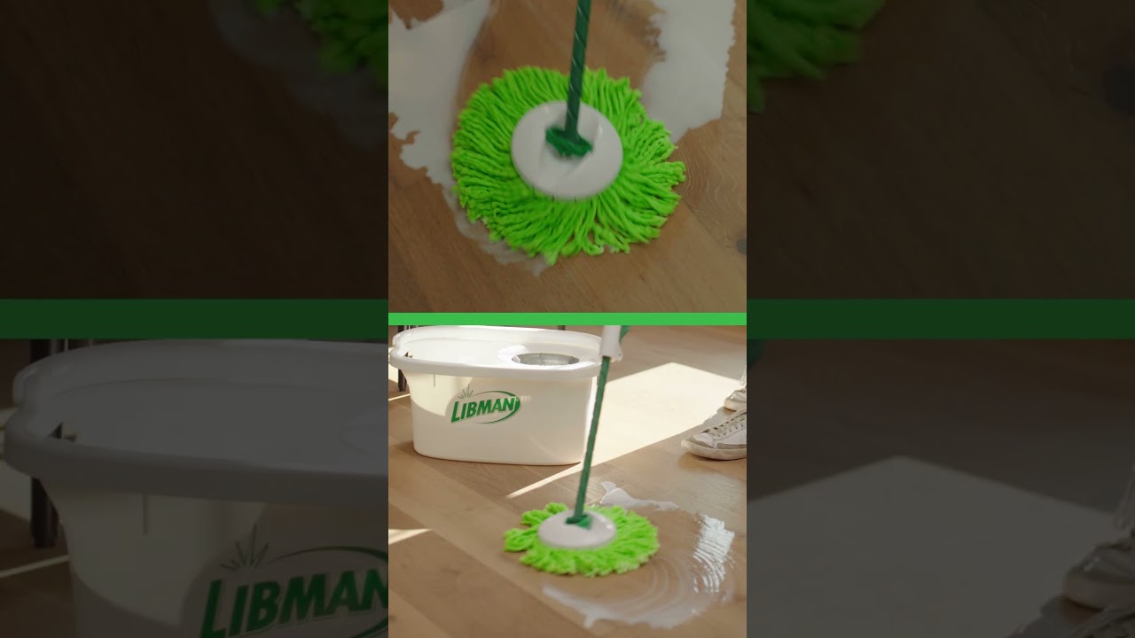 Lightning Spin Mop Cleans Better