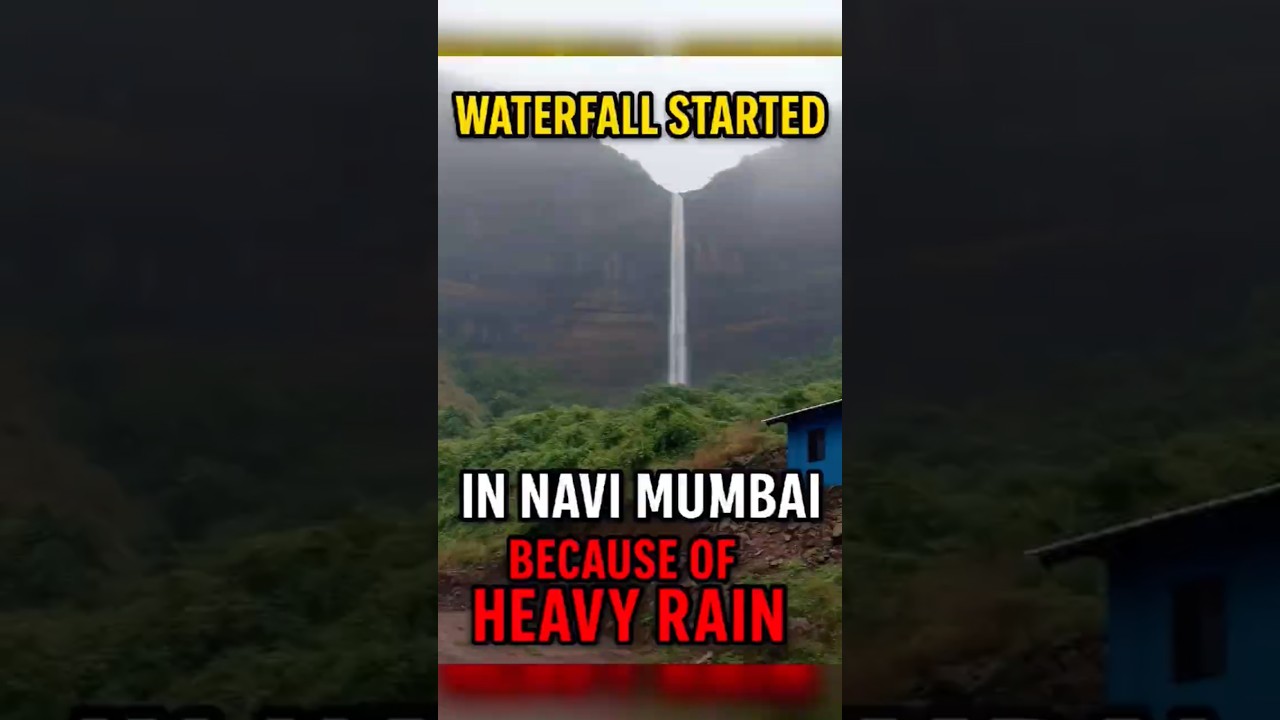 Navi Mumbai Waterfall Surprise | Monsoon Magic 2025