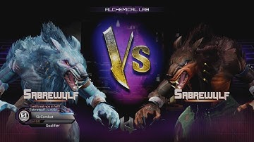 Killer Instinct: Sabrewulf Vs. Sabrewulf | Very Hard Difficulty