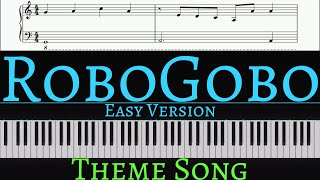 Disney Jr.'s RoboGobo Theme Song | EASY piano cover by Pianotato