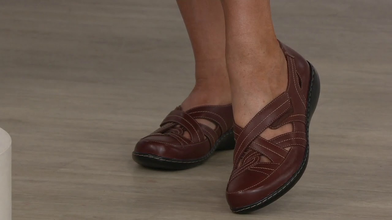 Leather Slip-Ons - Ashland Rosa on QVC 