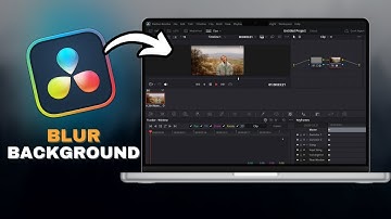 How To BLUR The Video BACKGROUND In Davinci Resolve (Studio) in SECONDS!