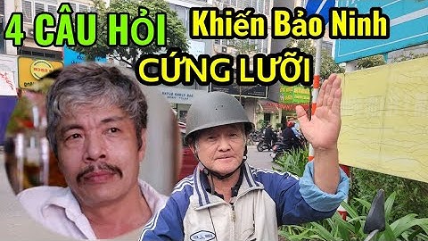 4 câu hỏi khiến Bảo Ninh c.ứng lưỡi