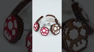 Easy DIY Skull & Super Mario Mushroom Earrings! #shorts