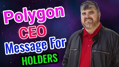 Polygon Matic CEO Message for Holders || Matic coin Price Prediction Today