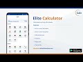 Elite calc  all in one app  by elite infotech