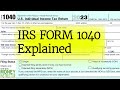 Understanding the 1040 Form for 2023