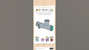 Brain Test Level 108 | Eeek! Catch it before my mon suffers a heart attack!