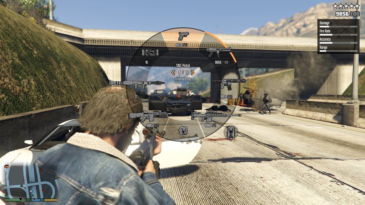 GTA V Cops Rampage 6 Star Wanted Level Escape (Dispatch Reworked)