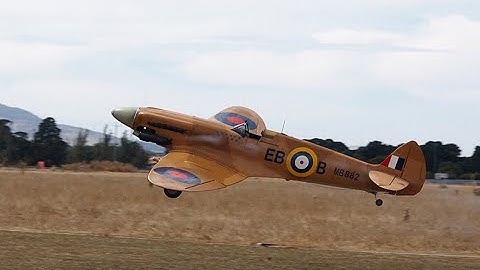 Reborn RC Spitfire roars again at BRMFC