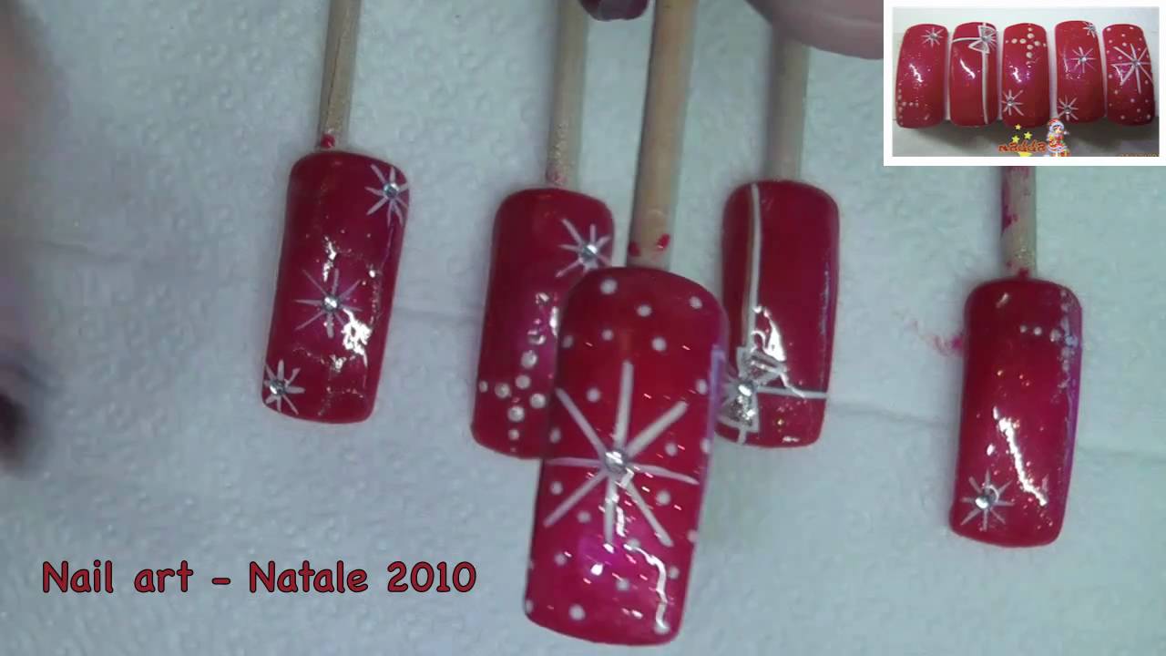 Disegni Di Natale Nail Art.Nail Art Natale Madda Fashion Youtube