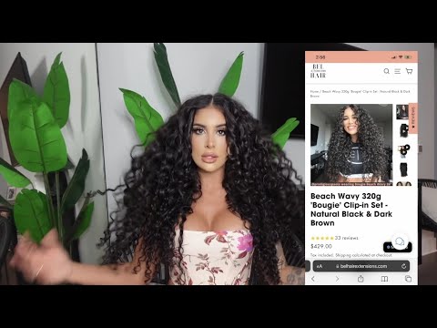 How To Blend Straight Clip-In Extensions in Curly Hair