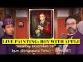 Live painting: Boy With Apple (from The Grand Budapest Hotel)