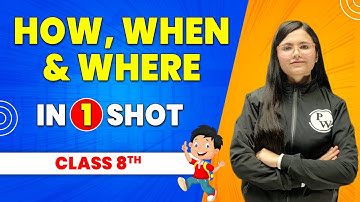 How, When and Where in 1 Shot || Class 8th SST || Pariksha Abhyas