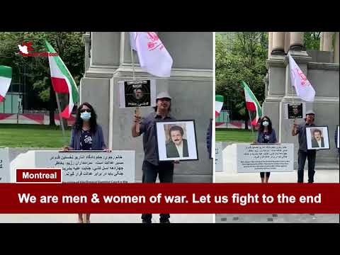 PMOI/MEK supporters rally in Vienna & Montreal against the Iranian regime sham presidential election