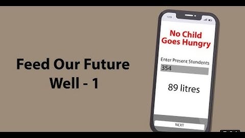 White Hat Jr Project#21 Feed Our Future Well-1