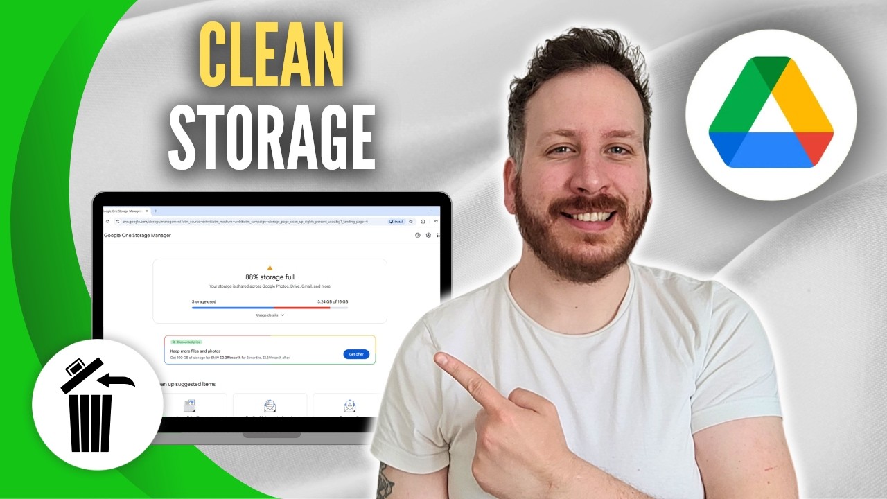 How To Clean Google Drive Storage - YouTube