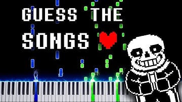 Do You Know Undertale Music? (Guess 50 Themes on Piano)