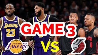 Los Angeles Lakers vs Portland Trail Blazers FULL GAME 3 Highlights 2020 NBA Playoffs