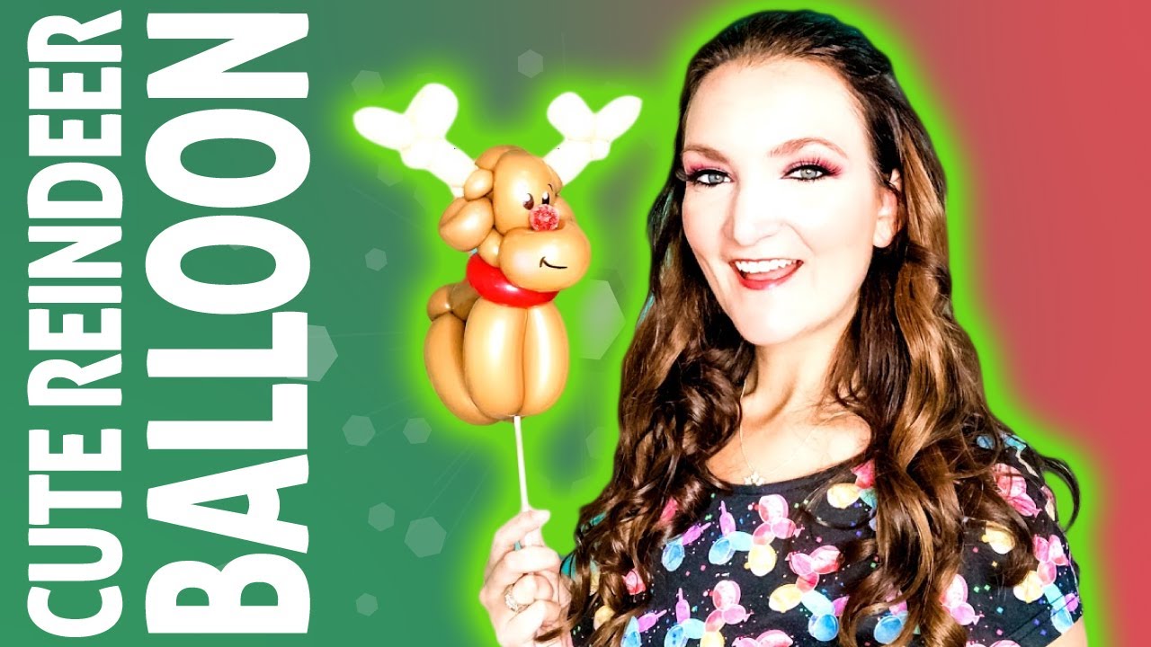 Cute Reindeer Balloon Animal Tutorial!