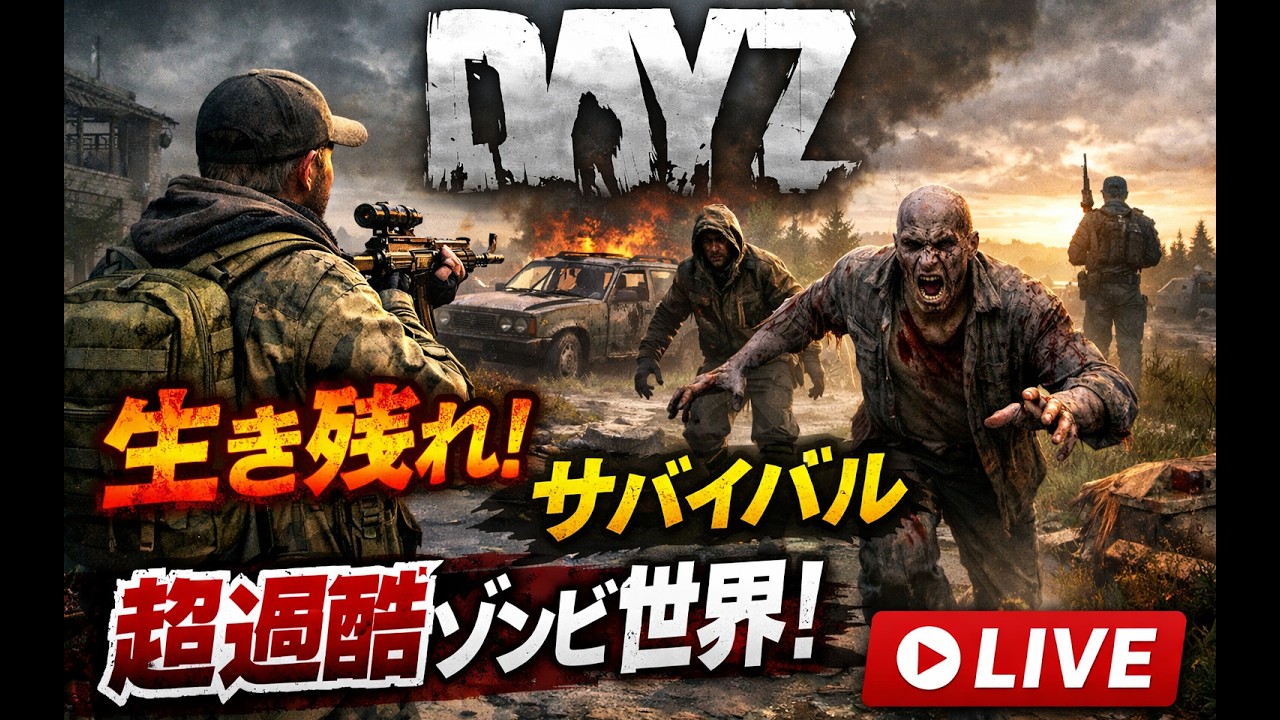 【サブ配信】ホラフキンがDayZをゆったりやっていくぞぉぉい