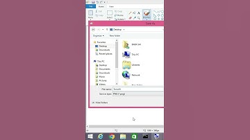 Ms paint mein file ko save as kaise kare? | How can we file save as in ms paint? #shorts