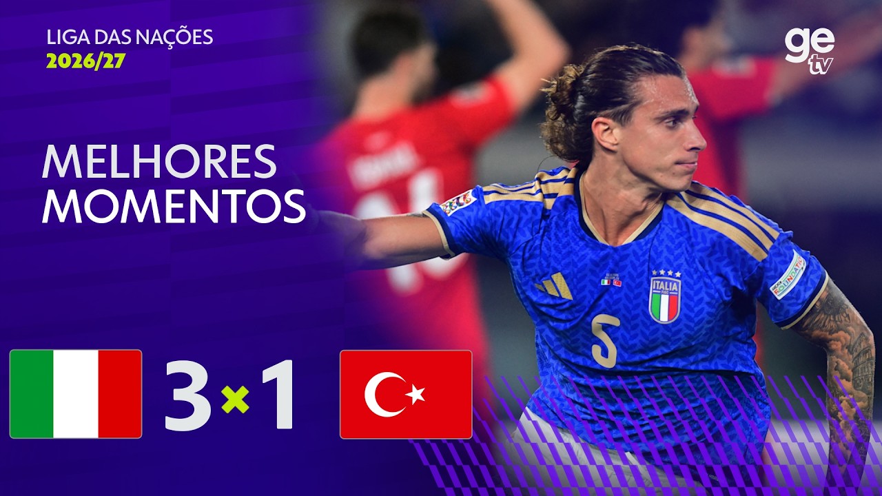 ITÁLIA 3 X 1 TURQUIA | MELHORES MOMENTOS | 4ª RODADA LIGA DAS NAÇÕES DA UEFA | ge tv