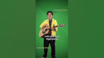 ♫ Ini Cara Bermain Gitar - #ArmanVesona #Shorts