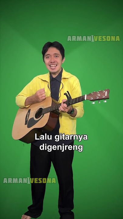 ♫ Ini Cara Bermain Gitar - #ArmanVesona #Shorts