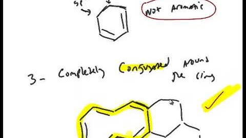 Aromatic Systems Part 1 Section 3 Criteria Aromaticity