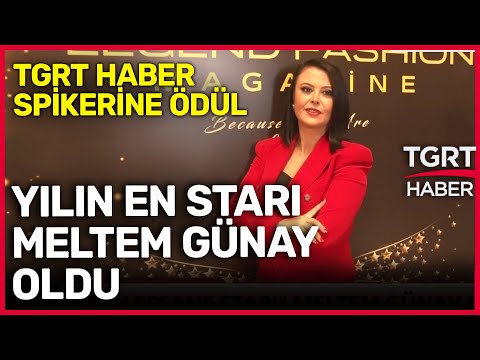 Yılın En İyi Gündüz Kuşağı Kadın Haber Spikeri Ödülü Meltem Günay'a Verildi - TGRT Haber