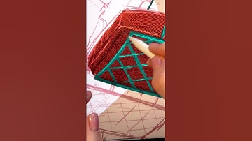 The drawing process of the chair in the Procreate app! 🎨✏️