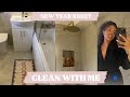 CLEAN WITH ME | DECLUTTER WITH ME | BATHROOM DEEP CLEAN