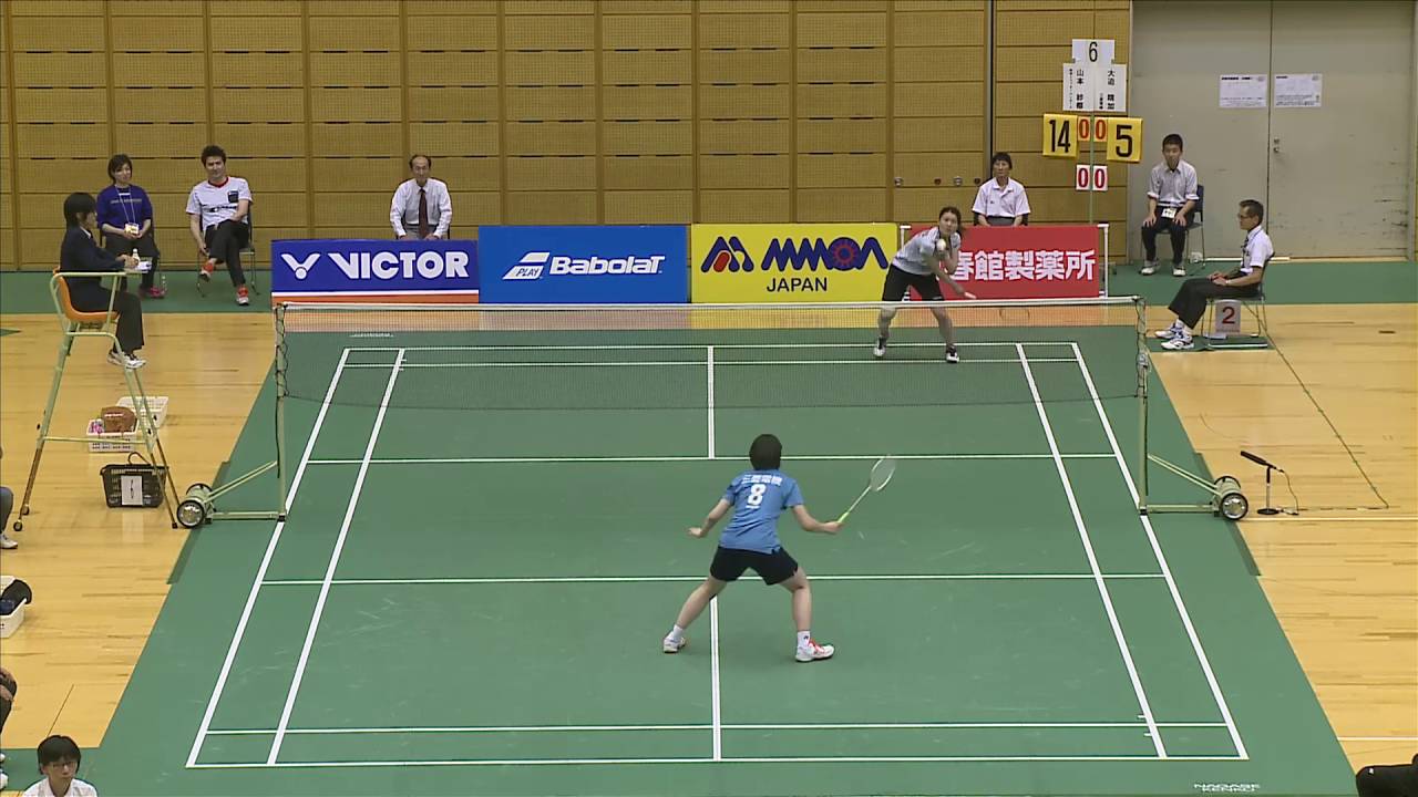 山本 紗椰（岐阜トリッキーパンダース） vs 大迫 晴加（三菱電機）2016